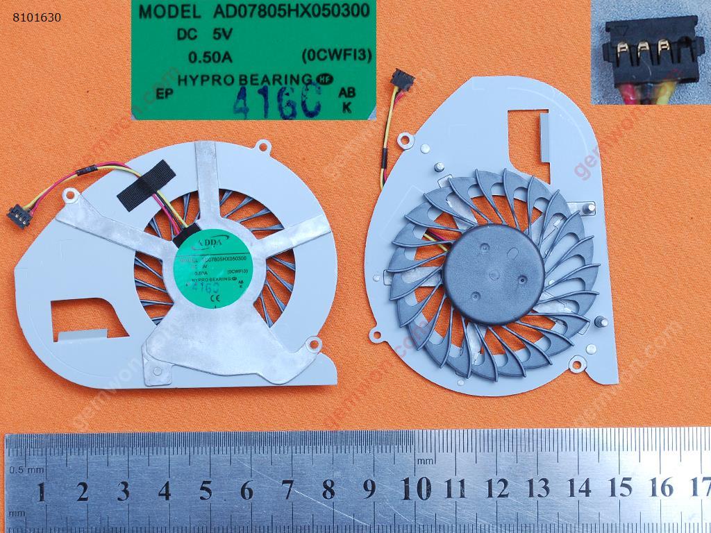Picture of New Replacement CPU Cooling Fan For SONY VAIO SVF15N SVF15N17CXB SVF15N28SCB(Original) AD07805HX050300   0CWFI3 Layout