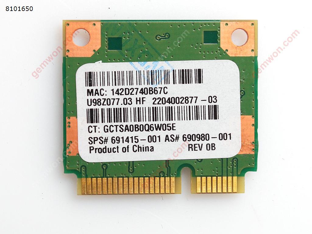 Picture of Ralink RT5390BC8 WIFI Wireless Card PCI-E,Support System Windows XP 32,64-Bit/ Vista32,64-Bit