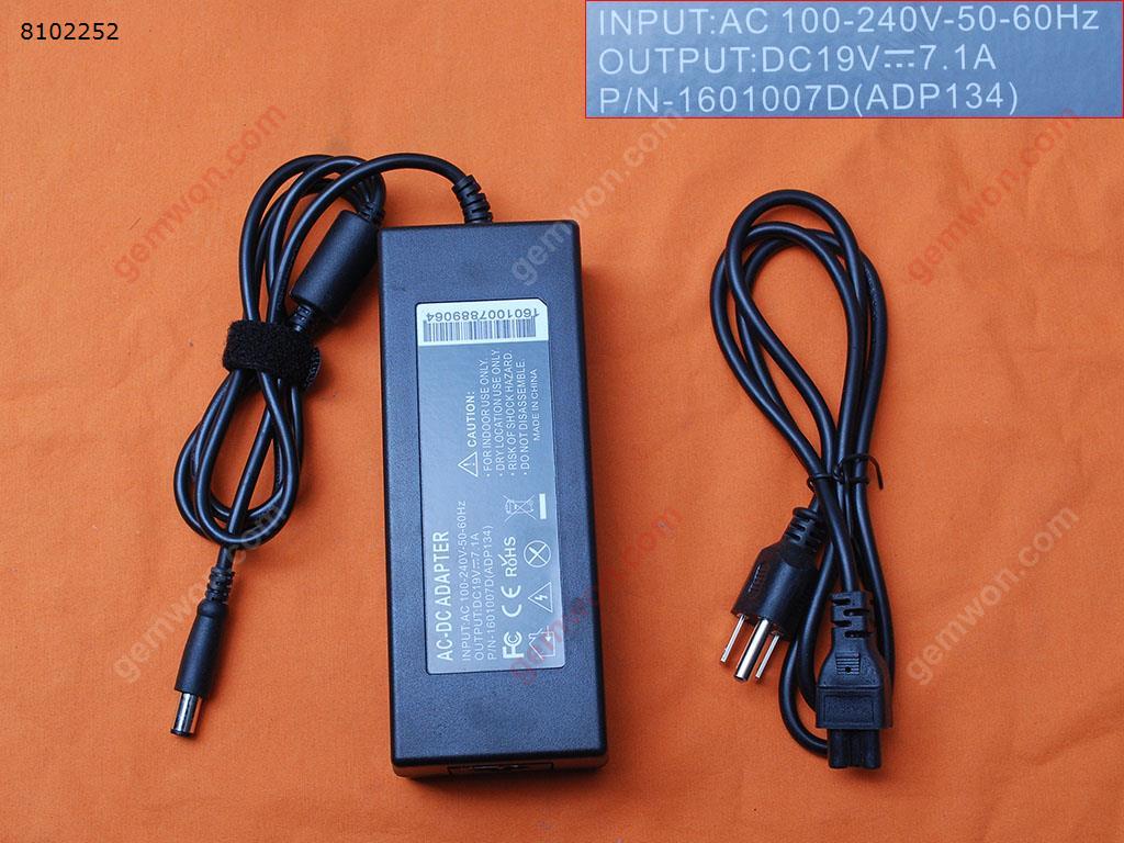 Picture of HP 19V 7.1A Φ7.4*5.0MM 135W with AC line Plug：US（High Copy）