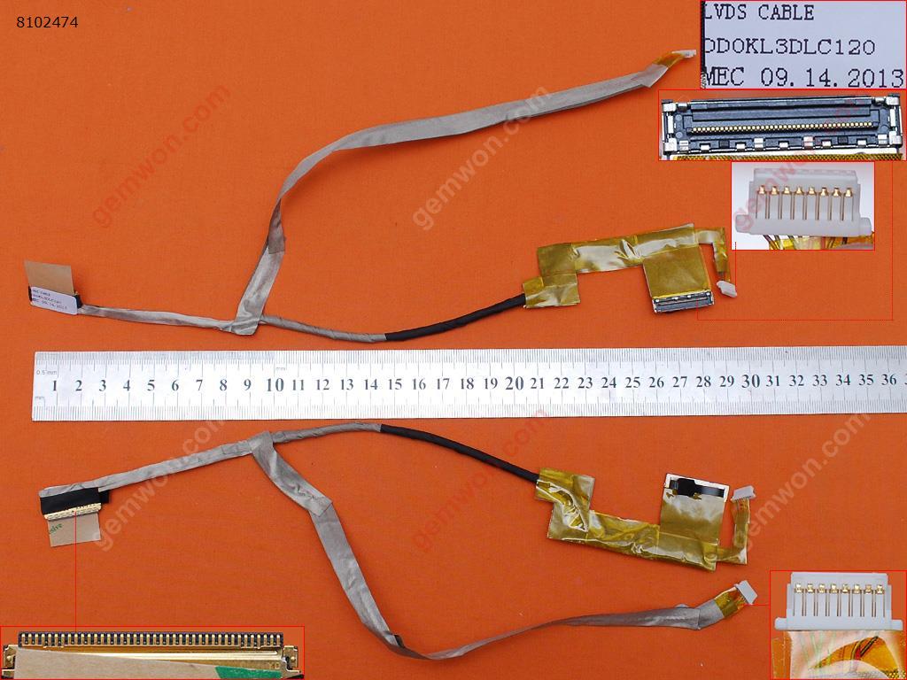Picture of New LCD Display Screen Cable Replacement  For LENOVO Y560 Y560A Y560P（thin），OEM