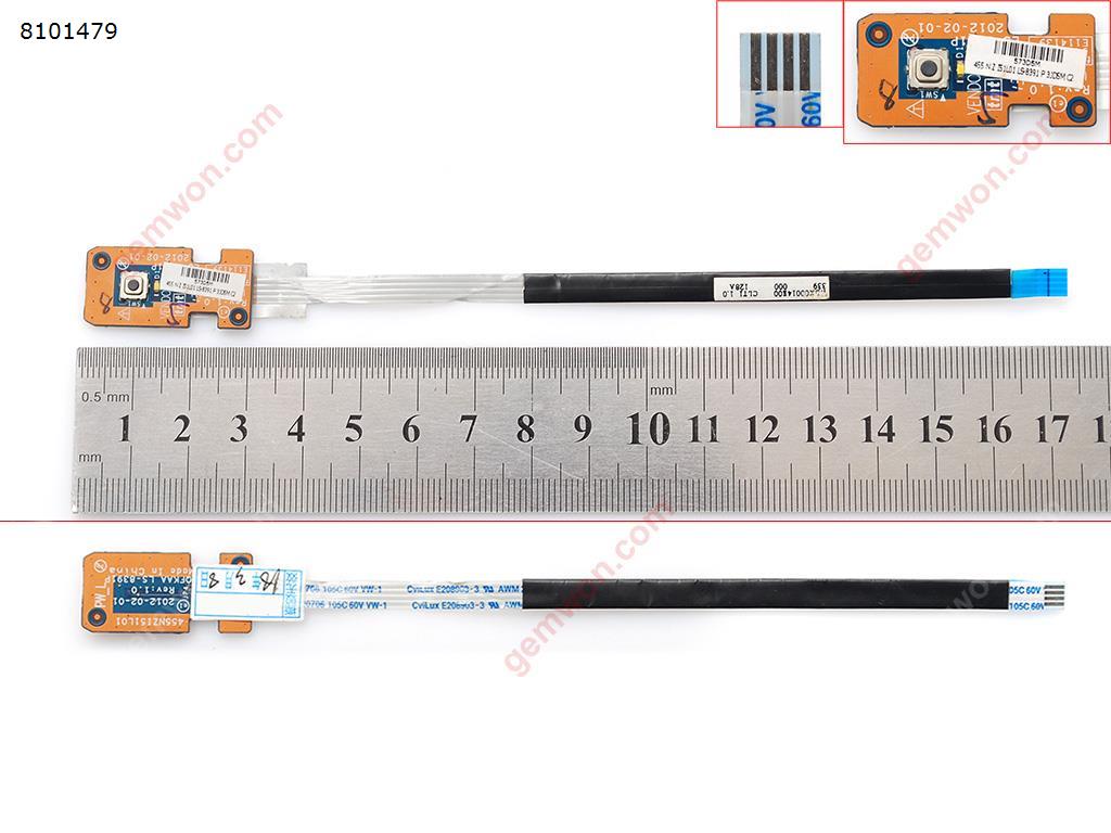 Picture of Power Button Board With Cable For Toshiba Satellite P850 P855 LS-8391P