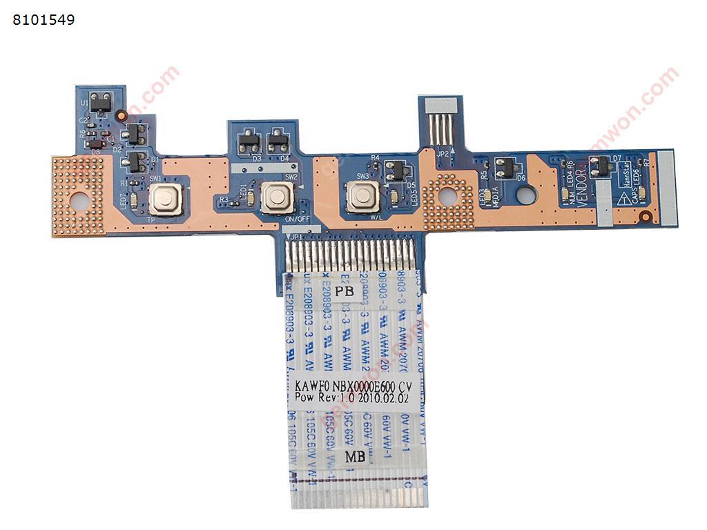 Picture of Power Button Board With Cable For Acer Aspire 5310 5315 5220 5520 5715Z 5720 5720Z 7520 7720 7720Z LS-4851P