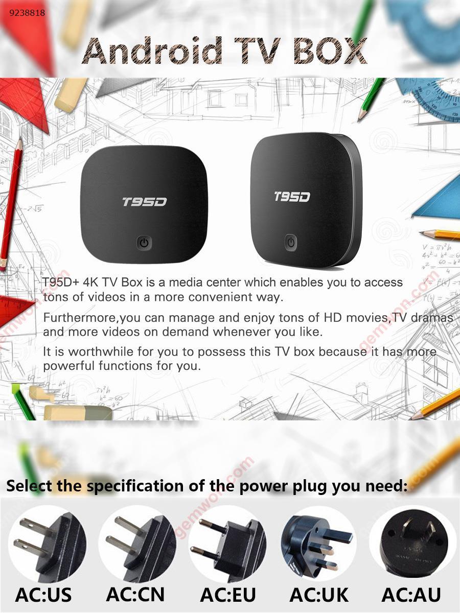 Picture of T95D High Quality Android TV Box 3D 4K RK3229 Set Top Box 1GB 8GB kodi 16.1 smart tv box