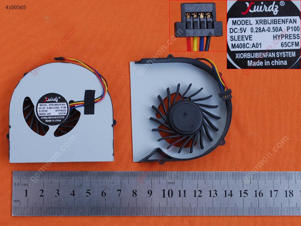 Picture of New Replacement CPU Cooling Fan For LENOVO B560 B565(OEM) KSB0605HC  AD07105HX09KB00  AB5605HX-Q0B  AD06705HX11DB00  AB7205HX-GC1 Layout