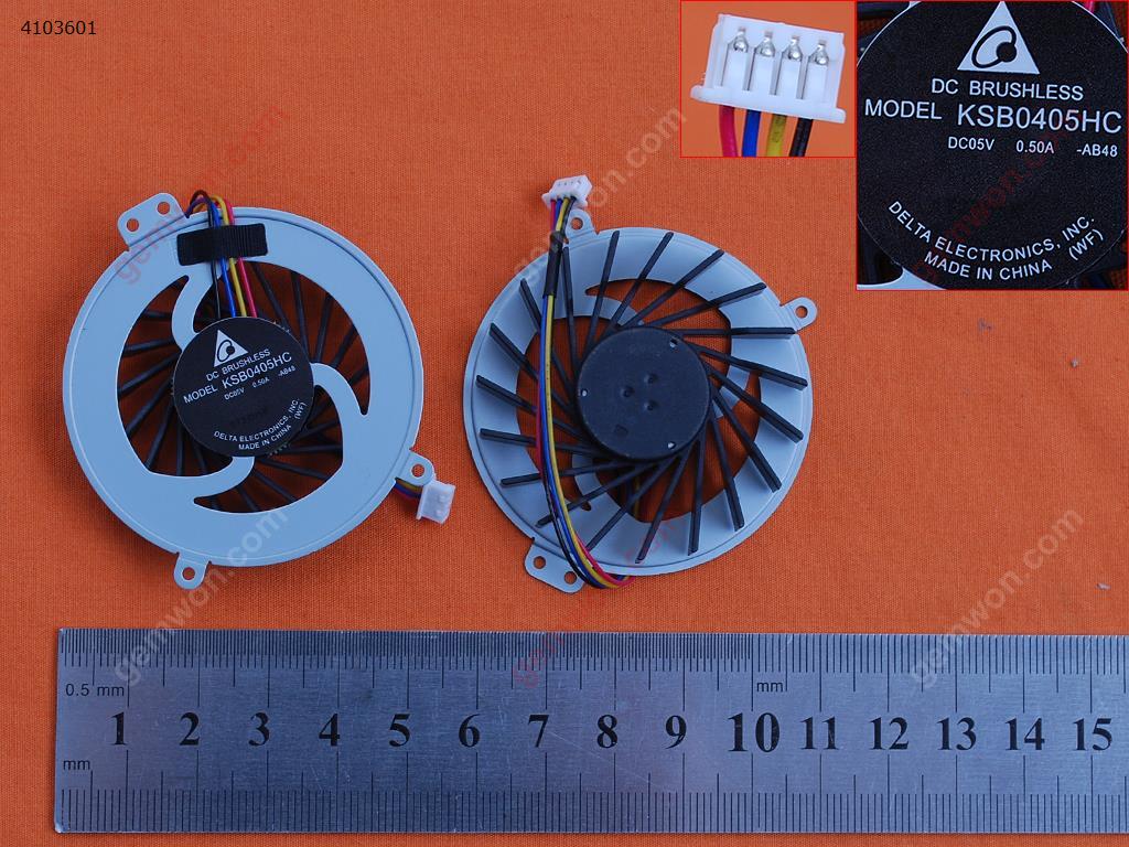Picture of New Replacement CPU Cooling Fan For LENOVO IdeaPad Z360 Z360A KSB0405HC Layout
