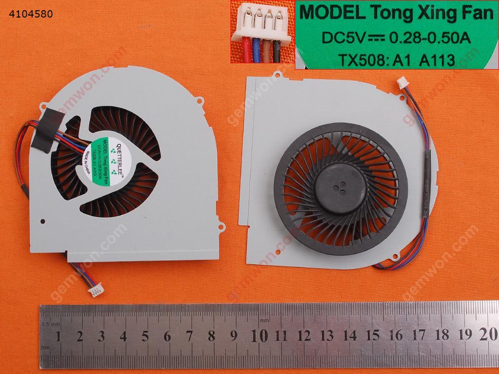 Picture of New Replacement CPU Cooling Fan For Lenovo IdeaPad Y580 Y580M Y580N Y580NT Y580A(OEM) AT0N0001SS0 Layout