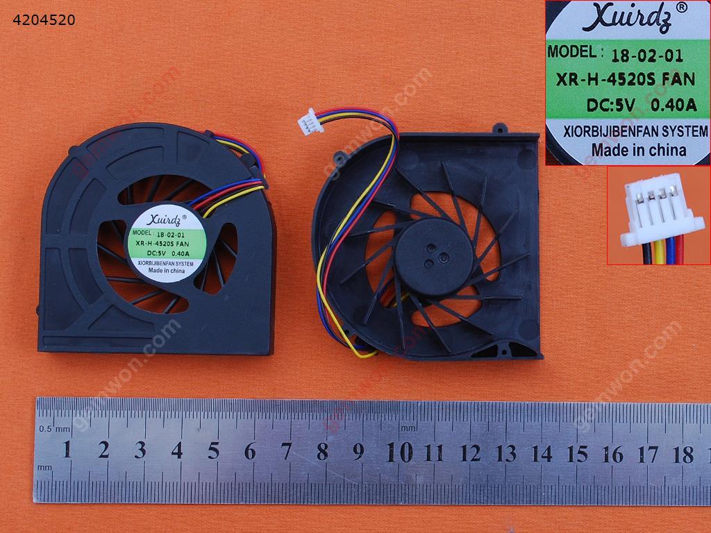 Picture of New Replacement CPU Cooling Fan For HP PROBOOK 4520s 4525s 4720S(OEM) KSB0505HB   MF60120V1-Q020-S9A   MF60120V1-C181-S9A Layout