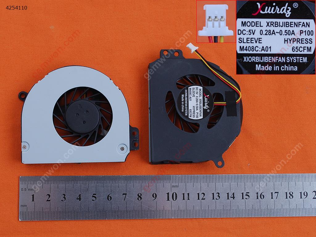 Picture of New Replacement CPU Cooling Fan For DELL Inspiron 14R N4110(OEM) MF60100V1-Q032-G99 XS10N05YF05V-BJ002 MODEL XS10N05YF05V-BJ001 Layout
