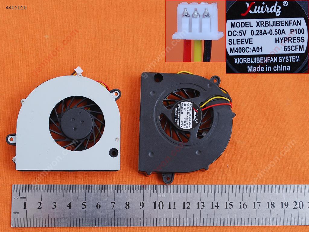 Picture of New Replacement CPU Cooling Fan For Lenovo G450 G455 G550 G555(OEM) MF60090V1-C000-G99(DC 5V) AB7005MX-ED3   UDQFLJP02CAS  UDQFLJH01CCM Layout