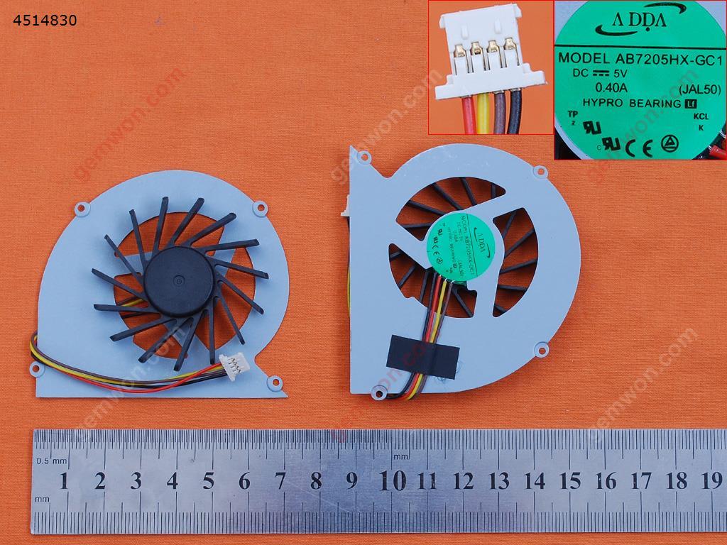 Picture of New Replacement CPU Cooling Fan For acer aspire 4830TG(OEM) MG60090V1-C120-S99  KSB0605HC Layout