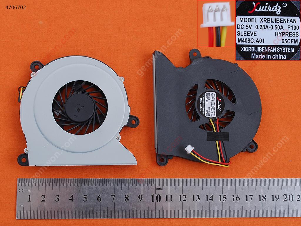 Picture of New Replacement CPU Cooling Fan For CLEVO M760 M760s FOUNDER S410IG S410 S510 S510IG Averatec Vu TS506(OEM) AB7205HX-GC1N/A Layout