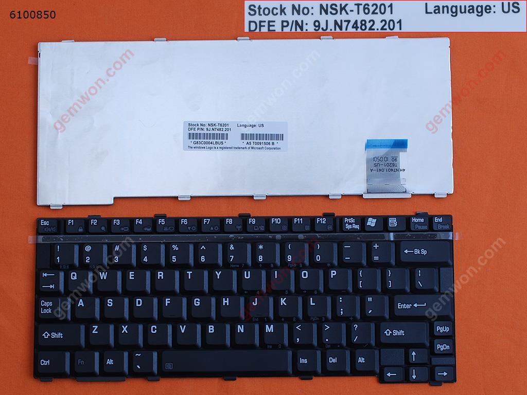 Picture of New Replacement Laptop Keyboard For Toshiba Satellite U300 U305 BLACK US Layout