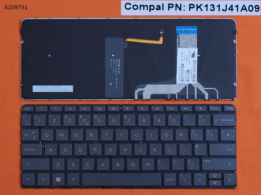 Picture of New Replacement Laptop Keyboard For HP 13-v001xx 13-v011dx 13-v021nr BRONZE(Without FRAME,Win8) Uk Layout
