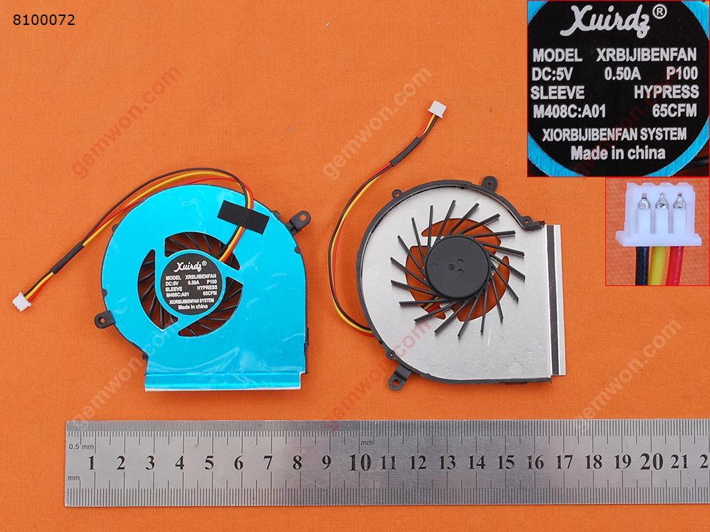 Picture of New Replacement CPU Cooling Fan For MSI GE62 GE72 PE60 PE70 GL62 GL72(3 Pin,For GPU fan,OEM) N/A Layout