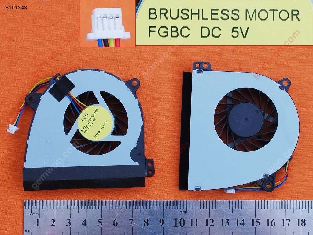 Picture of New Replacement CPU Cooling Fan For Toshiba TECRA A50-A(Original) FGBC Layout