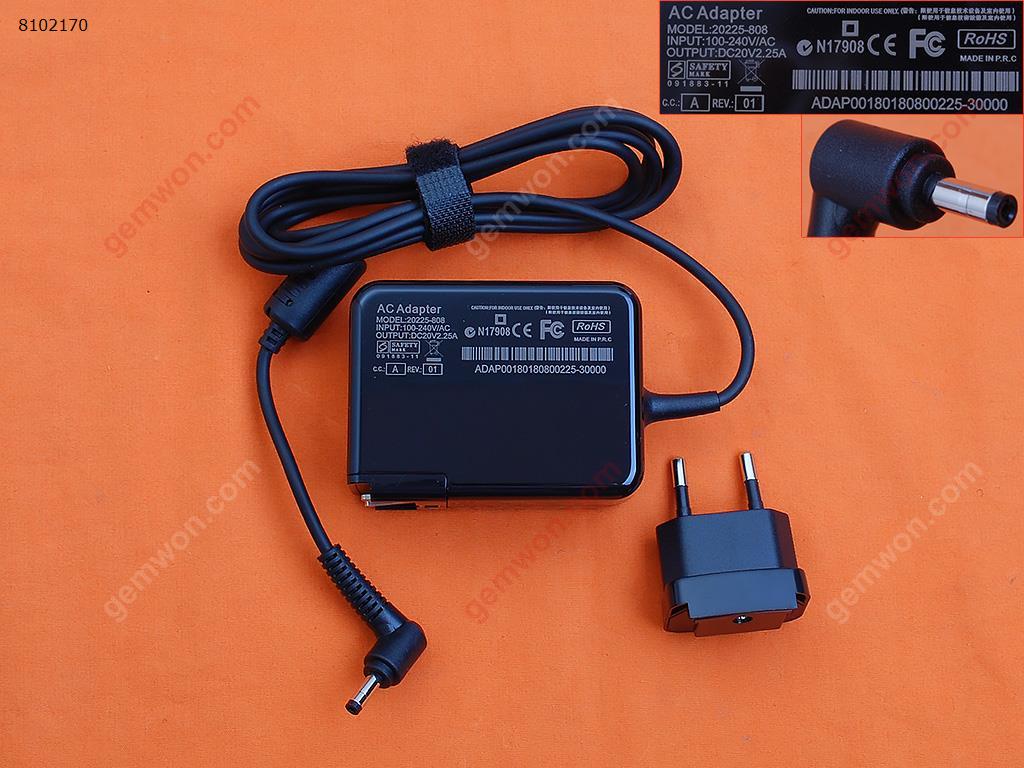 Picture of LENOVO 20V 2.25AΦ4.0*1.7 45W Ideapad 100 100s Yoga310 Yoga510（Wall Charger Portable Power Adapter）Plug：EU
