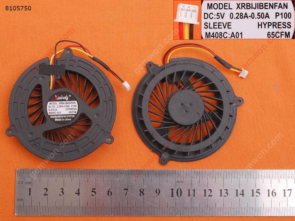 Picture of New Replacement CPU Cooling Fan For Acer Aspire 5350 5750 5750G 5755 5755G P5WE0 V3-571G V3-551G(For Discrete Video card,version 2,OEM) AD09005HX10G300 KSB06105HB-AI10 Layout