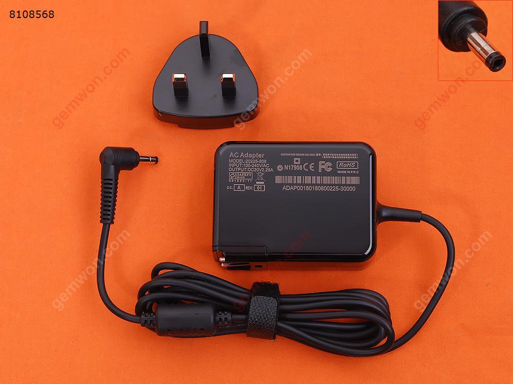 Picture of LENOVO 20V 2.25AΦ4.0*1.7 45W Ideapad 100 100s Yoga310 Yoga510（Wall Charger Portable Power Adapter）Plug：UK