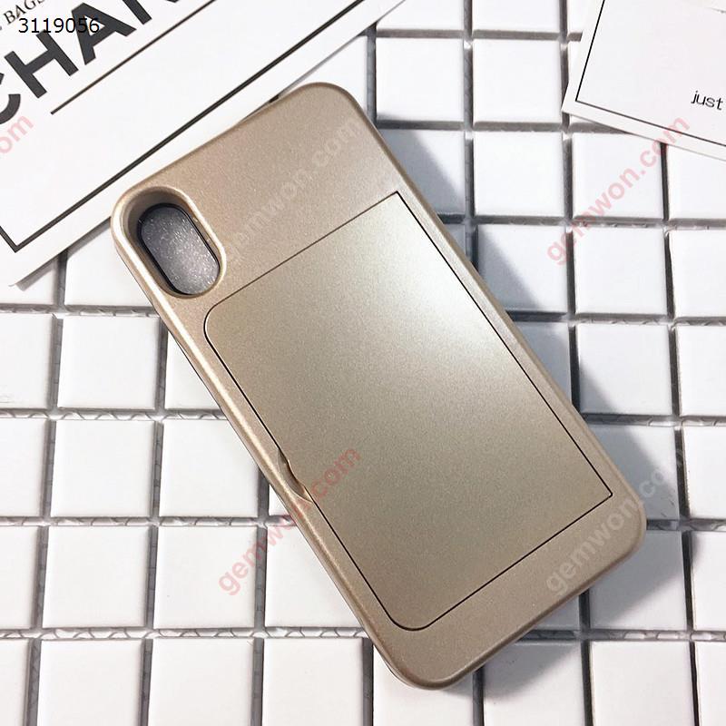 Picture of iphone6 Makeup phone case，Set makeup and mobile phone shell one，Makeup Artifact Cover，gold