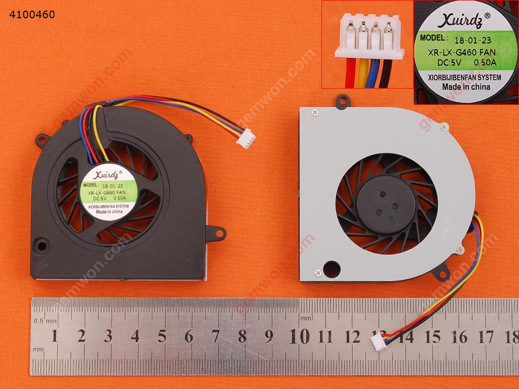 Picture of New Replacement CPU Cooling Fan For LENOVO G460 G560(OEM) AB7205HX-GC1 MG65130V1-Q000-S99   UDQFRZH08CCM  XSF-AB158659HS05BG460  AB06505HX12DB00 Layout
