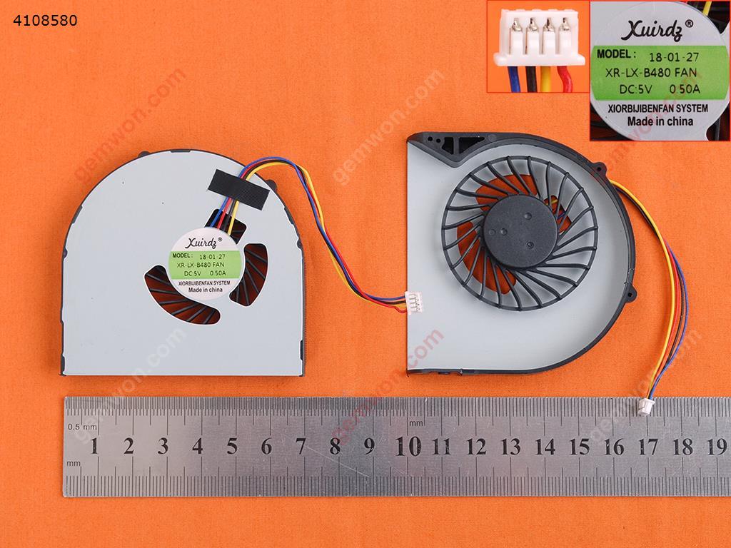 Picture of New Replacement CPU Cooling Fan For LENOVO B480 B480A B485-B490 B590 M490 M495 E49(OEM,Some Scratches) KSB06105HB -BJ49 Layout
