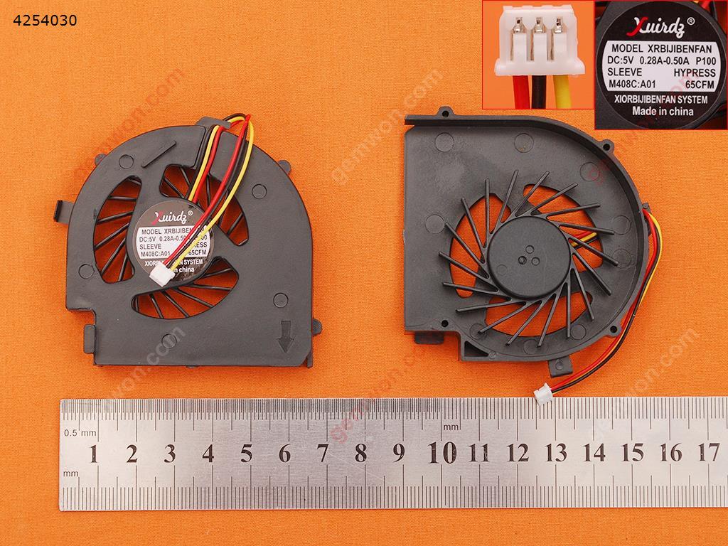 Picture of New Replacement CPU Cooling Fan For DELL INSPIRON 14V N4020 N4030 M4010(OEM) UDQFRZH08CCM  DFS531205HC0T  DFS481305MC0T 23.10367.021(DC 5V 0.5A) Layout