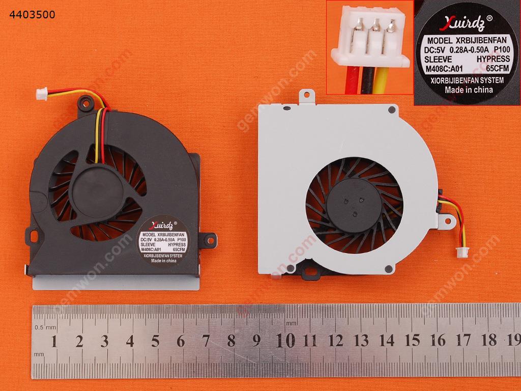 Picture of New Replacement CPU Cooling Fan For Toshiba satellite L300 L305 A300 (OEM) UDQFZZH19C1N  UDQFRZP02C1N 6033B0014701  UDQFRZH05C1N Layout