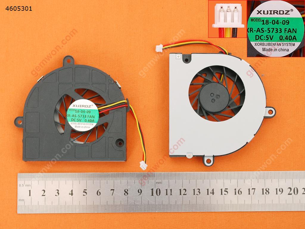Picture of New Replacement CPU Cooling Fan For ASUS K53 K53B K53BY K53T K53U A53U K43T K43B X43B X53U X53B /K43(AMD,OEM) AB07605MX12B300 GC057514VH-A   MF60120V1-C250-G99 Layout