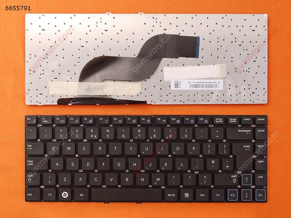 Picture of New Replacement Laptop Keyboard For SAMSUNG RV411 RV412 RV415 RV420 BLACK (Without FRAME) Uk Layout