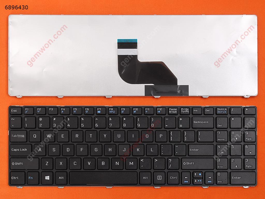 Picture of New Replacement Laptop Keyboard For MSI CR640 BLACK FRAME BLACK WIN8 US Layout