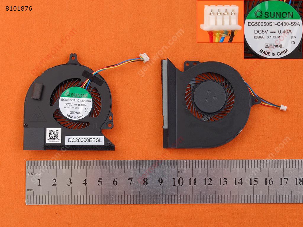 Picture of New Replacement CPU Cooling Fan For DELL Latitude E5250 KSB05105HCA01 EG50050S1-C430-S9A(Original) KSB05105HCA01 EG50050S1-C430-S9A    0DTDHM      DC28000EESL Layout