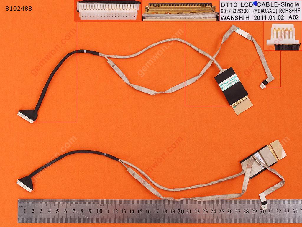 Picture of New LCD Display Screen Cable Replacement  For HP 6450B 6455B
