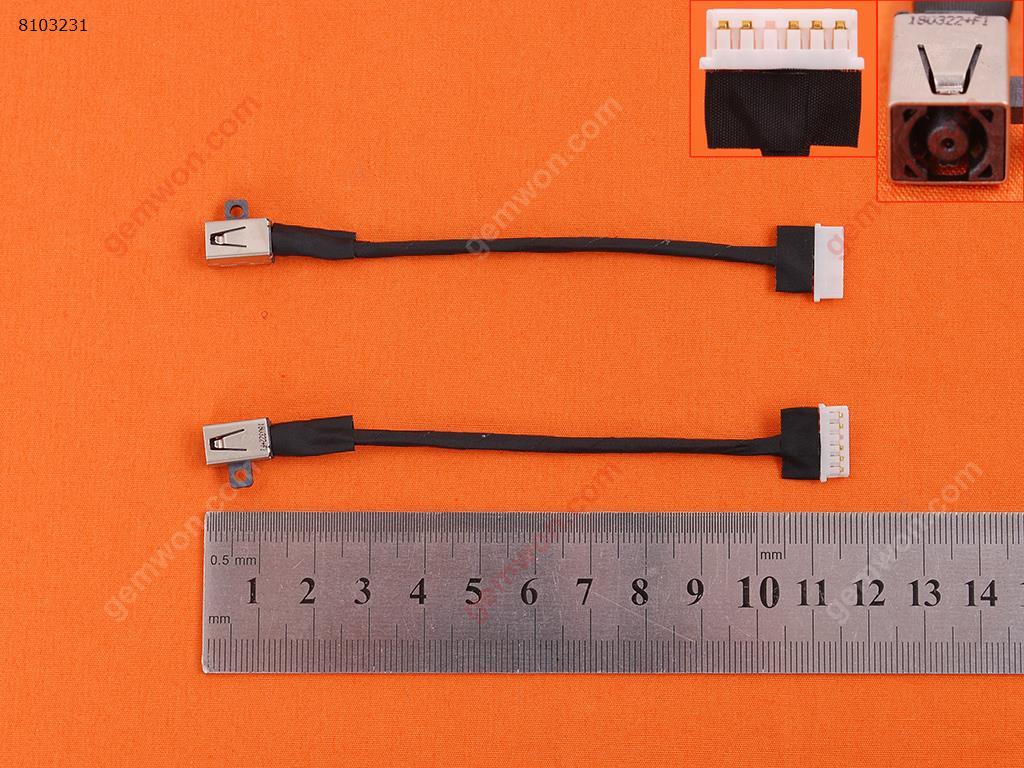 Picture of DC Power Jack Charging Port Socket Replacement for  Dell Inspiron 15-3567 Laptop Fwgmm 0fwgmm 450.09w05.0011 PJ979