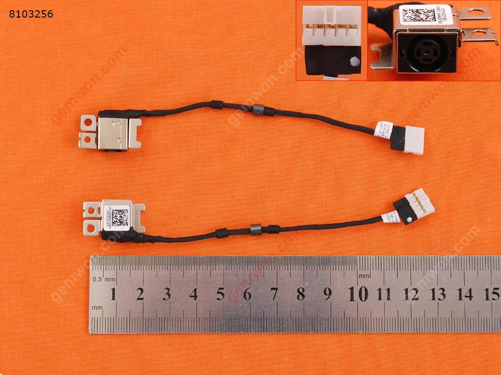 Picture of DC POWER JACK HARNESS PLUG IN CABLE FOR DELL LATITUDE 3340 50.4OA05.011 0GFNMP