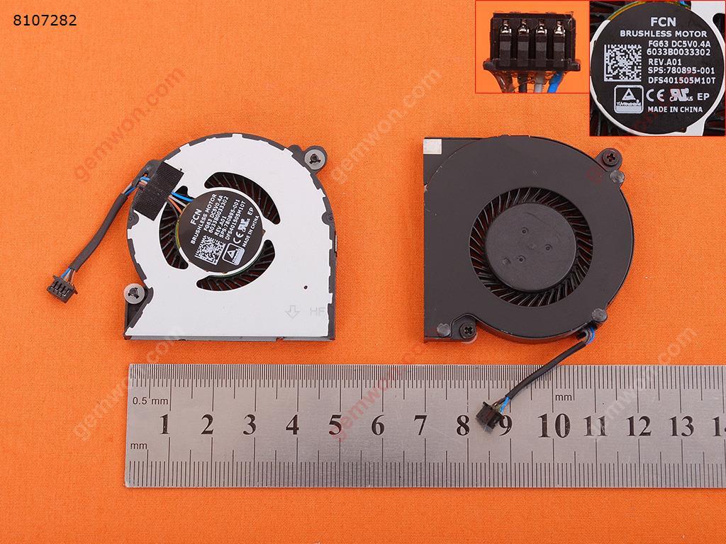 Picture of New Replacement CPU Cooling Fan For HP Elitebook 720 820 G1 820 G2(Original) 730547-001 780895-001 DFS401505M10T Layout
