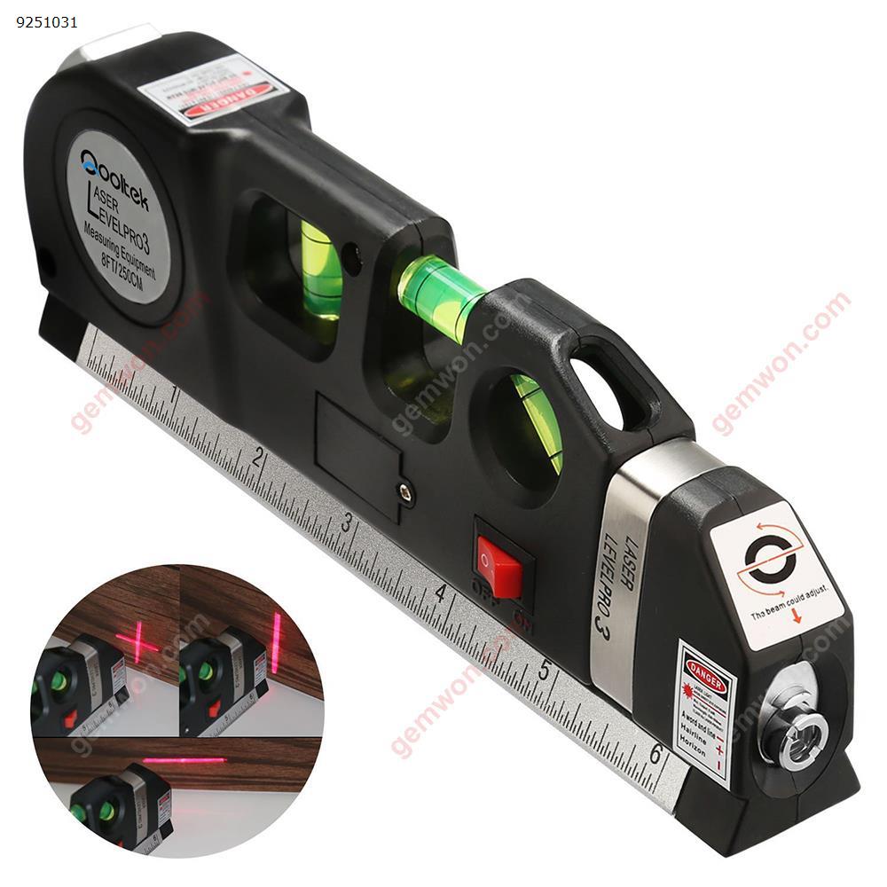 Picture of Multipurpose Laser Level laser measure Line 8ft+ Measure Tape Ruler Adjusted Standard and Metric Rulers