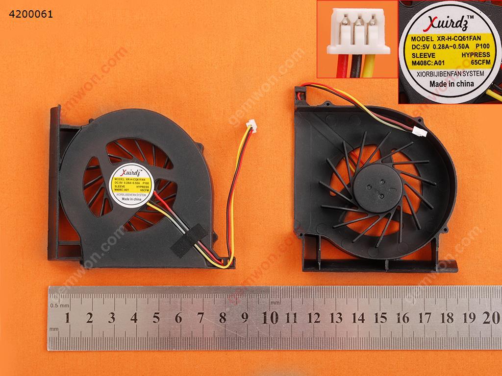 Picture of New Replacement CPU Cooling Fan For HP CQ61 G61 CQ70 CQ71 G71(OEM) DFB552005M30T   KSB06105HA   DFB552005M30T  055613LIS Layout