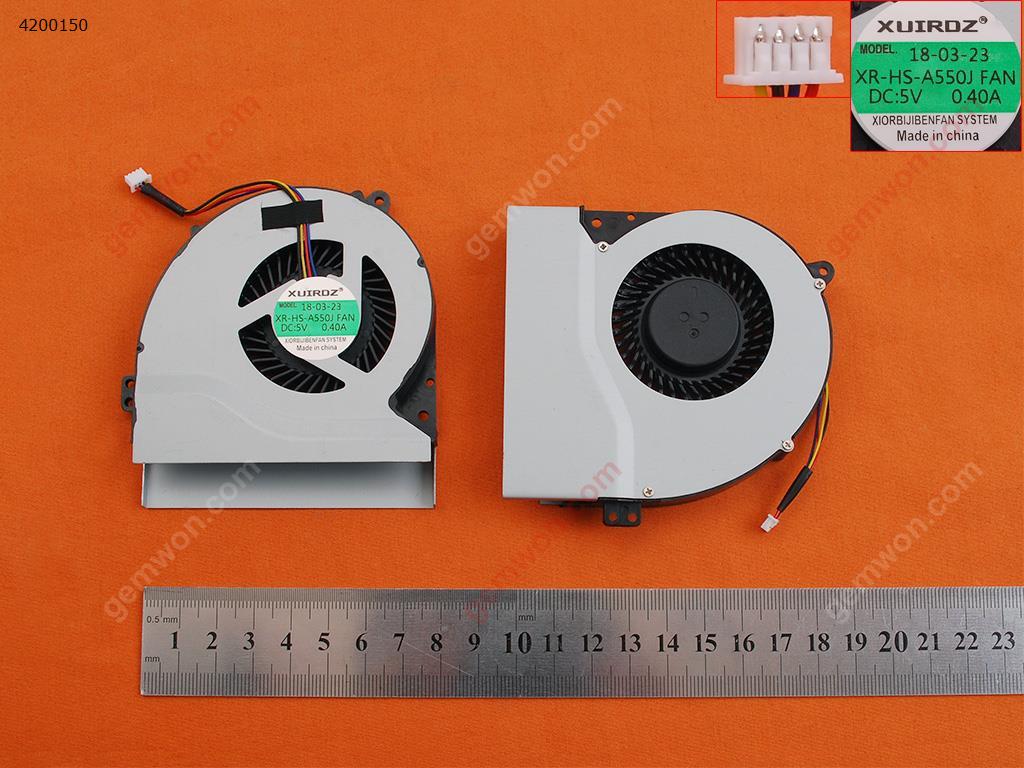 Picture of New Replacement CPU Cooling Fan For ASUS FX50JK FX50 FX50J K550J A550JK(OEM) KSB0705HB701 Layout