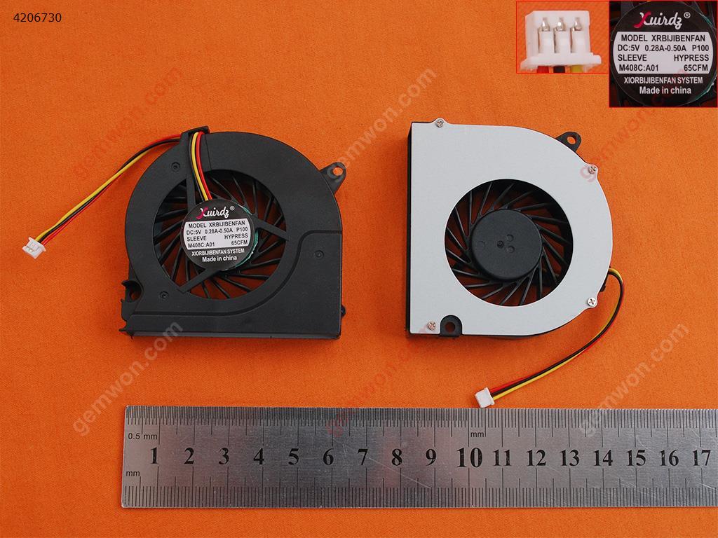 New Replacement CPU Cooling Fan For HP Compaq 6530S 6531S 6530B 6535S 6735s 6720/541(3 pin,OEM) DFB451005M20T   DFS531005MC0T Layout的图片