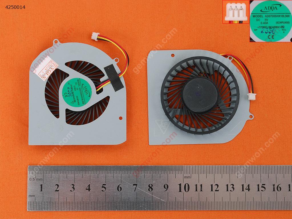 Picture of New Replacement CPU Cooling Fan For Dell XPS 14Z  L412x  (OEM) AB5005UX-R03  AD07005HX10L300 Layout