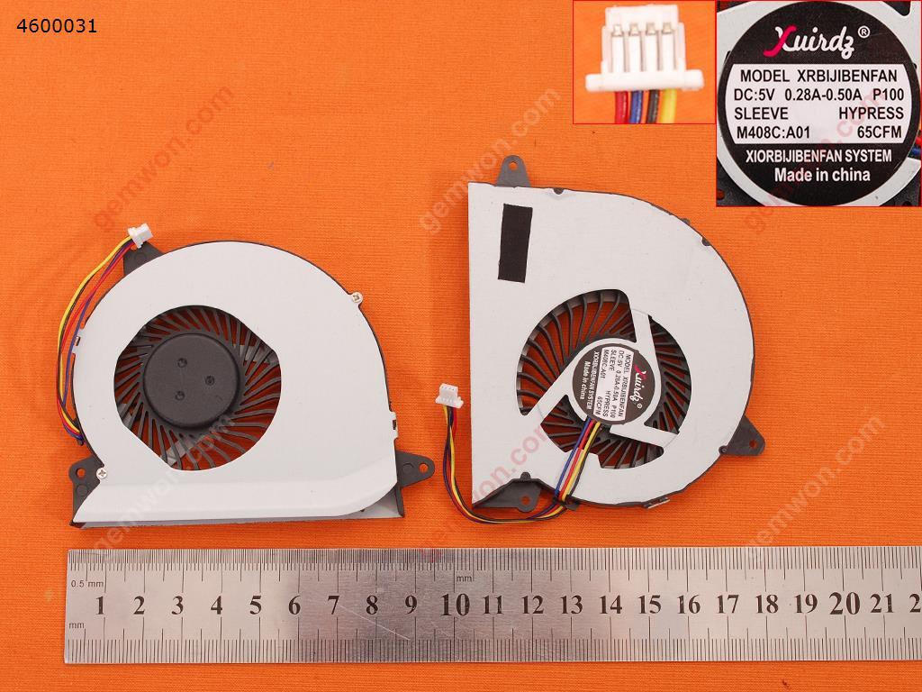 Picture of New Replacement CPU Cooling Fan For ASUS U31 U31F U31J U31E U31JG U31JF U31S(OEM) KDB0705HB Layout