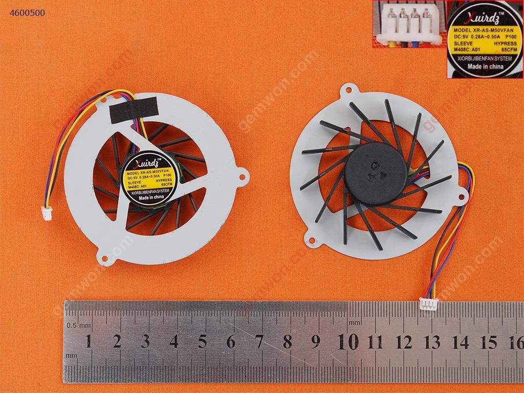 Picture of New Replacement CPU Cooling Fan For Asus M50 M50SR M50Q G50 G51 G51VX G60VX N50 N50VN-1A(OEM) DFS54B05MH0T DFS541305MH0T(DC 5V 0.5A) KDB05105HB Layout