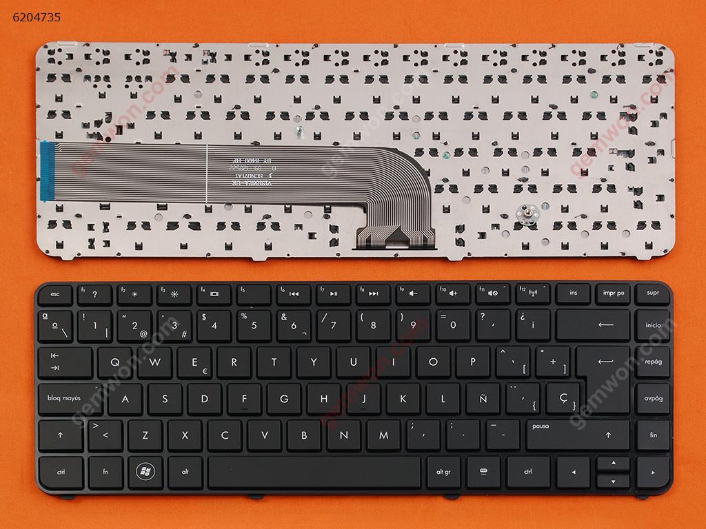 Picture of New Replacement Laptop Keyboard For HP DV4-5000 BLACK FRAME BLACK SP Layout