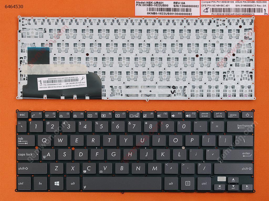 Picture of New Replacement Laptop Keyboard For ASUS Zenbook UX21A BROWN(Without FRAME,For Backlit version) US Layout