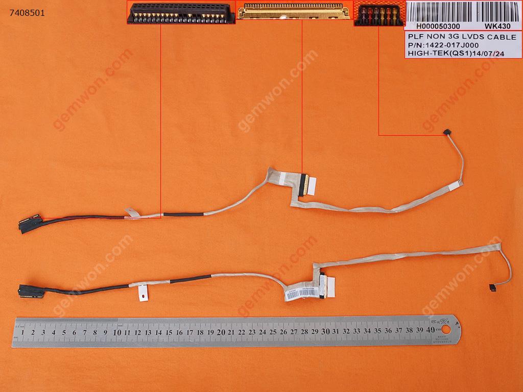 Picture of New LCD Display Screen Cable Replacement  For TOSHIBA satellite C850 C855 (version 2)，ORG