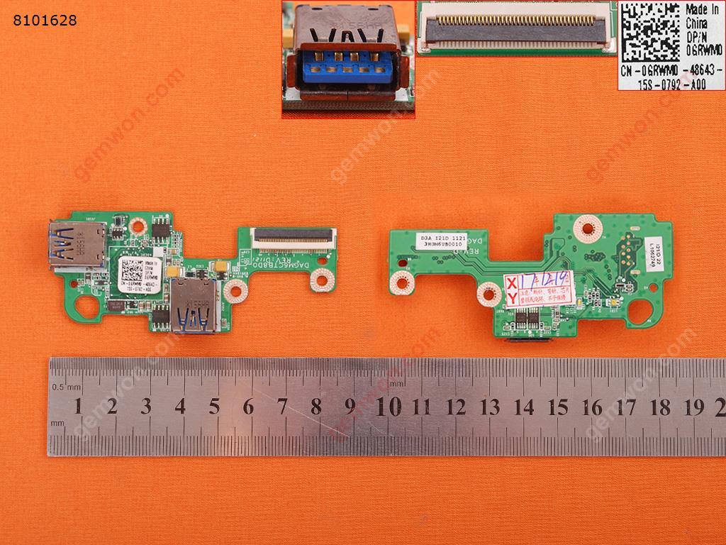 Picture of USB 3.0 Board For Dell XPS 15 L501X L502X Without Cable(Pulled)