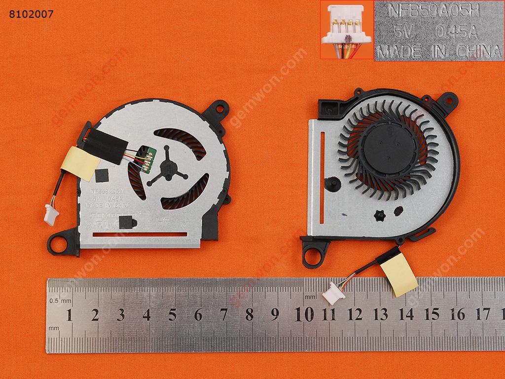 Picture of New Replacement CPU Cooling Fan For HP Pavilion X360 13-U M3-U FOXCONN BONBON13 855966-001(Original) 855966-001  NFB59A05H    DFS400705PU0T Layout