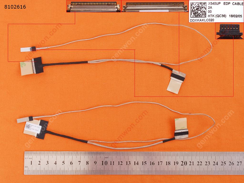 Picture of New LCD Display Screen Cable Replacement  For ASUS X540SA X540S X540L D540LA D540Y R540s FL700U X540UP X540LA A540U F540U X540 X540LA-1A ,ORG