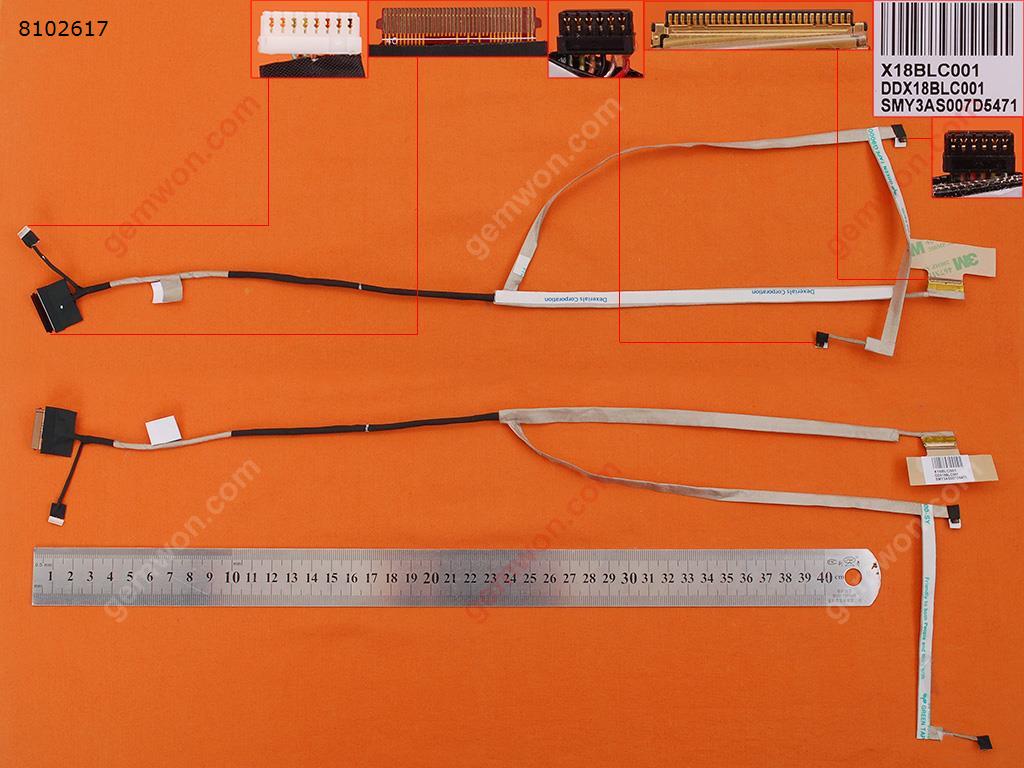 Picture of New LCD Display Screen Cable Replacement  For HP Pavilion 17-G 17-G121WM 17-G179NB 30pin