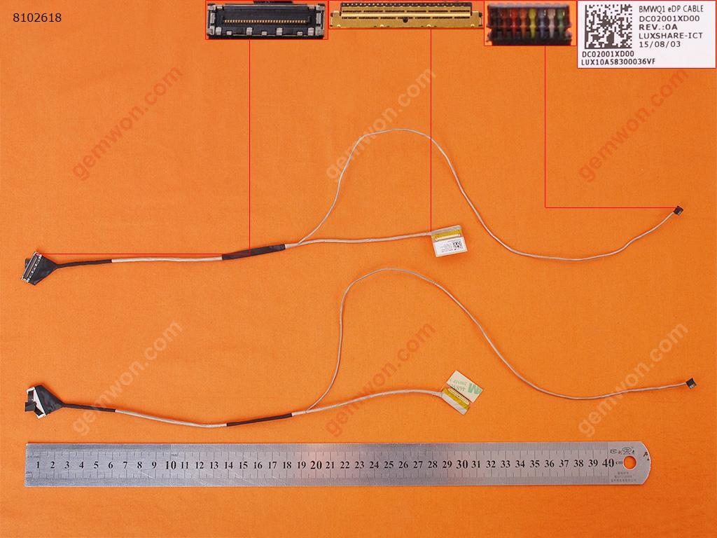 Picture of New LCD Display Screen Cable Replacement  For Lenovo 300-14ISK 300-14ibr 300-15isk bmwq1,ORG